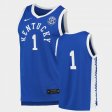 #1 College Basketball UK Replica Mens Royal Jersey 642427-141