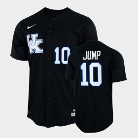 #10 Hunter Jump College Baseball Kentucky 2022 Men's Black Jersey 904318-281