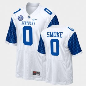 #0 Kavosiey Smoke College Football UK Replica Men's White Jersey 792314-989 #0 Kavosiey Smoke College Football UK Replica Men's White Jersey 792314-989