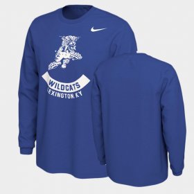 Vault University of Kentucky Long Sleeve Men Royal T-Shirt 544478-555