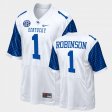 #1 Wan'Dale Robinson College Football University of Kentucky Replica Men's White Jersey 671382-516