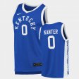 #0 Enes Kanter College Basketball Kentucky Wildcats Men Blue Jersey 189497-171