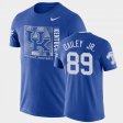 #89 Allen Dailey Jr. Team Issue University of Kentucky Performance Men's Royal T-Shirt 637189-660