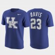 #23 Anthony Davis Future Stars Kentucky Replica College Future Star Men's Royal T-Shirt 943896-700