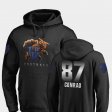 #87 C.J. Conrad Midnight Mascot Kentucky Football Mens Black Hoodie 119213-587