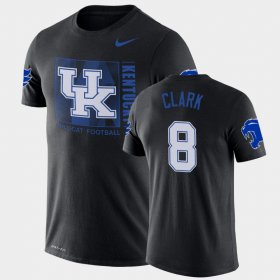 #8 Danny Clark Team Issue Wildcats Performance Men Black T-Shirt 300079-758