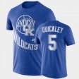 #5 Immanuel Quickley Retro Basketball Kentucky Wildcats Men's Royal T-Shirt 920687-732