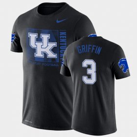 #3 Jordan Griffin Team Issue UK Performance Mens Black T-Shirt 356866-208