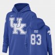 #83 Justin Rigg Champ Drive Kentucky Wildcats Football Performance Men's Royal Hoodie 139623-732