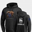#6 Lonnie Johnson Jr. Midnight Mascot UK Football Men Black Hoodie 799269-231
