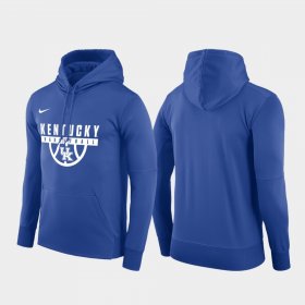 Basketball Drop Circuit University of Kentucky Pullover Men Royal Hoodie 499194-504