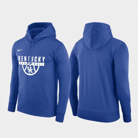Basketball Drop Circuit University of Kentucky Pullover Men Royal Hoodie 499194-504