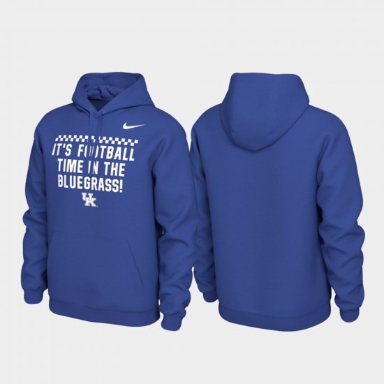 Local Phrase Kentucky Pullover Men Royal Hoodie 757023-221