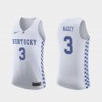 #3 Tyrese Maxey Replica Wildcats College Basketball Men White Jersey 215528-722