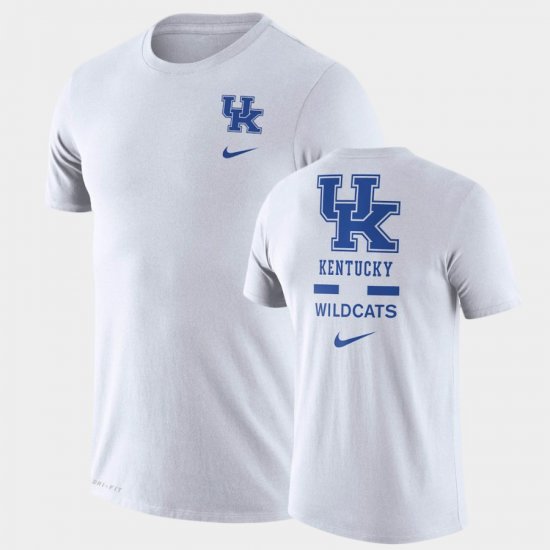 DNA Logo Kentucky Wildcats Performance Men White T-Shirt 766936-405