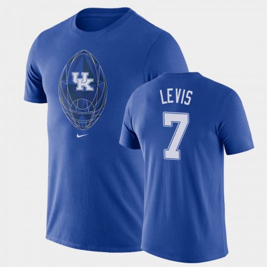 #7 Will Levis Football Icon University of Kentucky Legend Men\'s Royal T-Shirt 179758-317