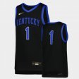 #1 Replica Kentucky Icon Youth Black Jersey 626663-783